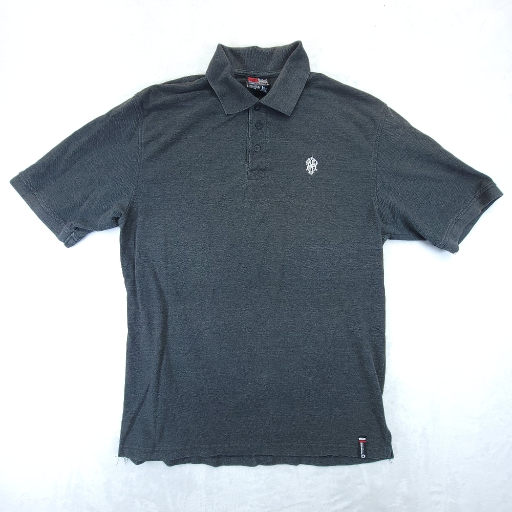 Southpole Men's XXL Gray Polo Y2K 90s